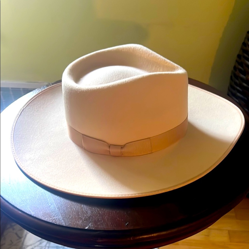 Lack Of Color Cream Wide-Brimmed Hat - Picture 4 of 10